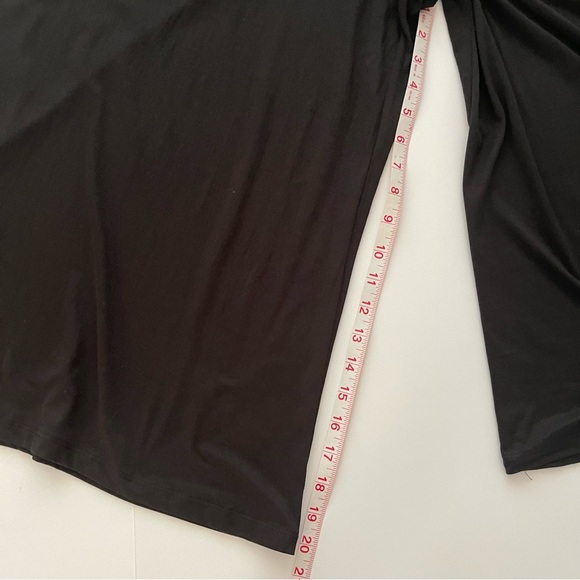 Anthropologie Hutch Long Sleeve Black Wide-Leg V-Neck Jumpsuit Romper - size M - Picture 7 of 15